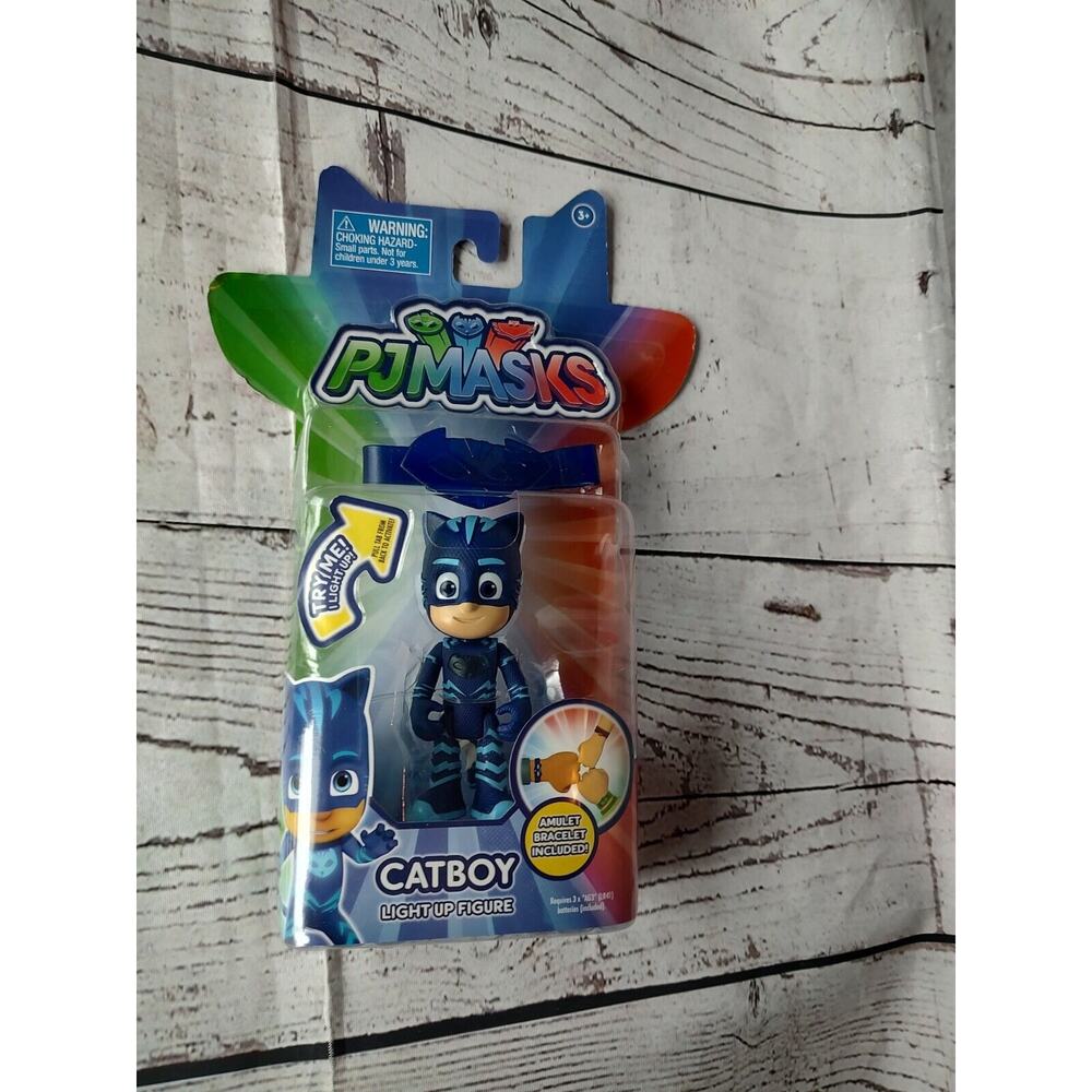 PJ Masks Catboy Light Up Figure with Amulet Wristband NEW Age 3+